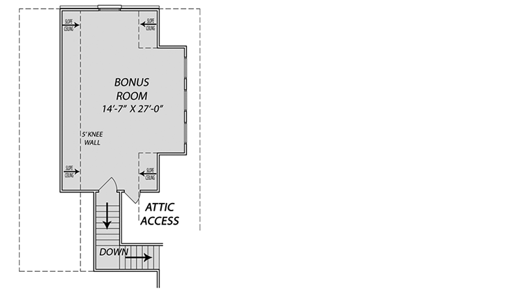 Plan 83938JW: 3-Bed French Country House Plan with Private Master Suite - Floor Plan - 2nd Floor - Acadian, Country, French Country, Louisiana-Style