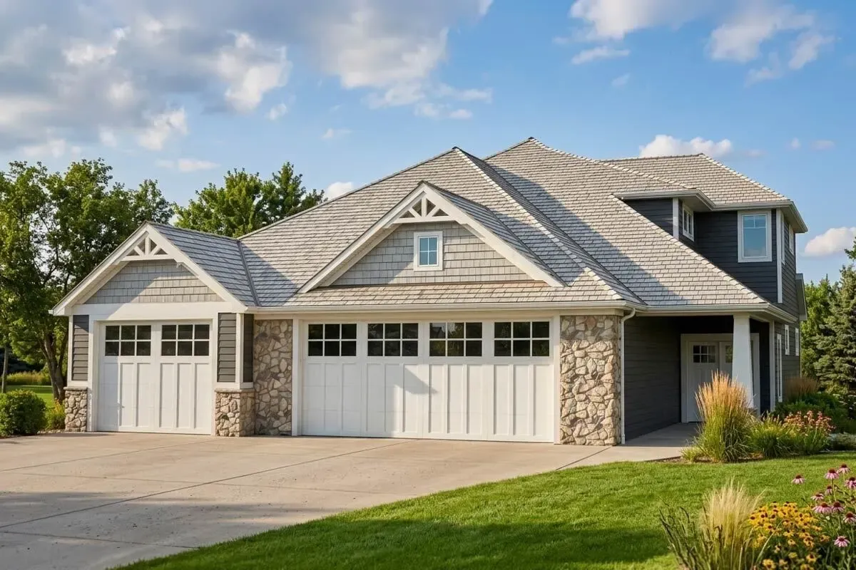 Open Concept Country Craftsman Plan with Optional Lower Level