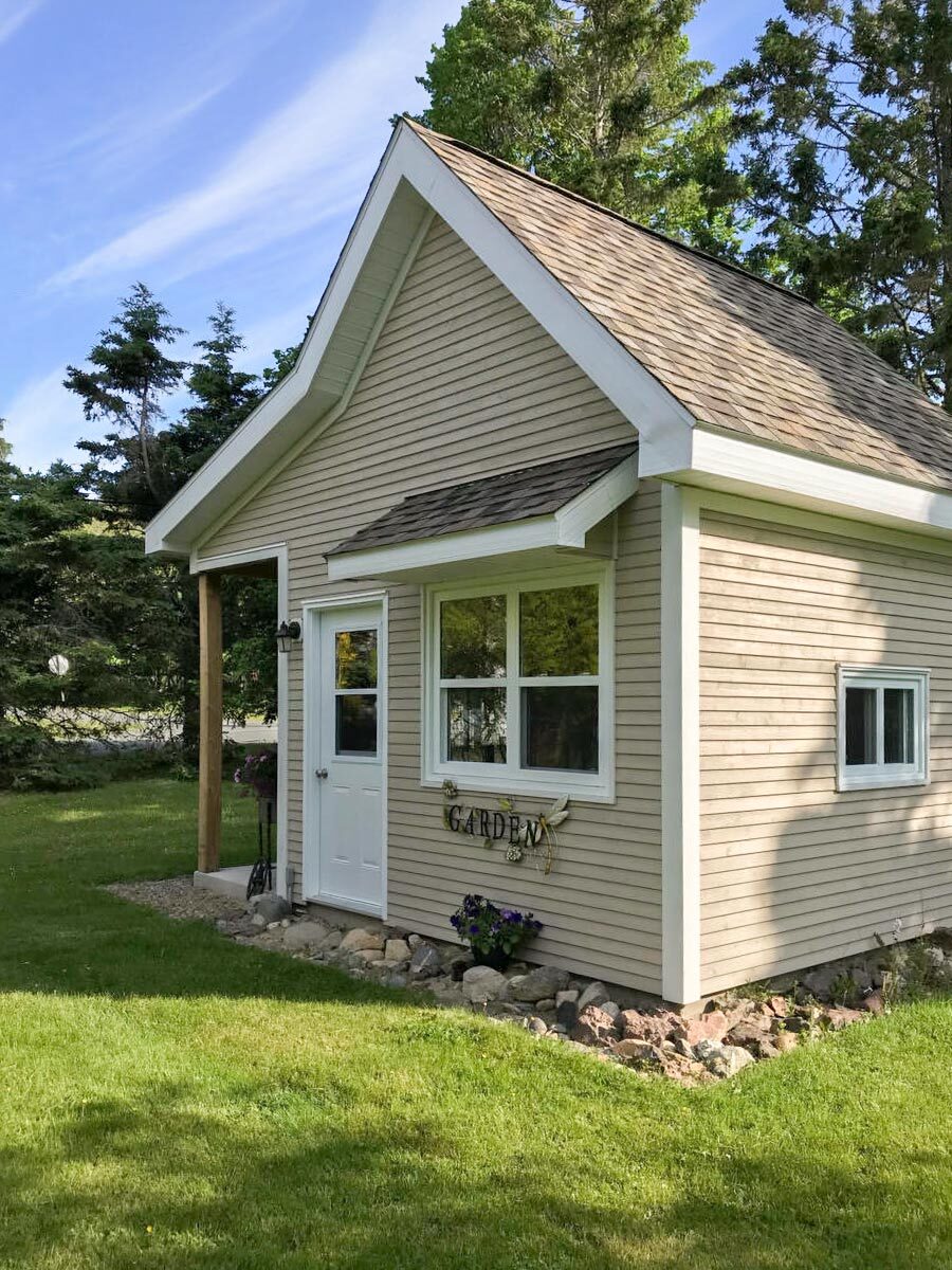 Cottage-style Shed with Side Porch - 623002DJ | Architectural Designs ...