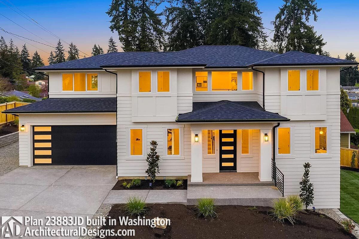 House Plan 23883JD comes to life in Washington!