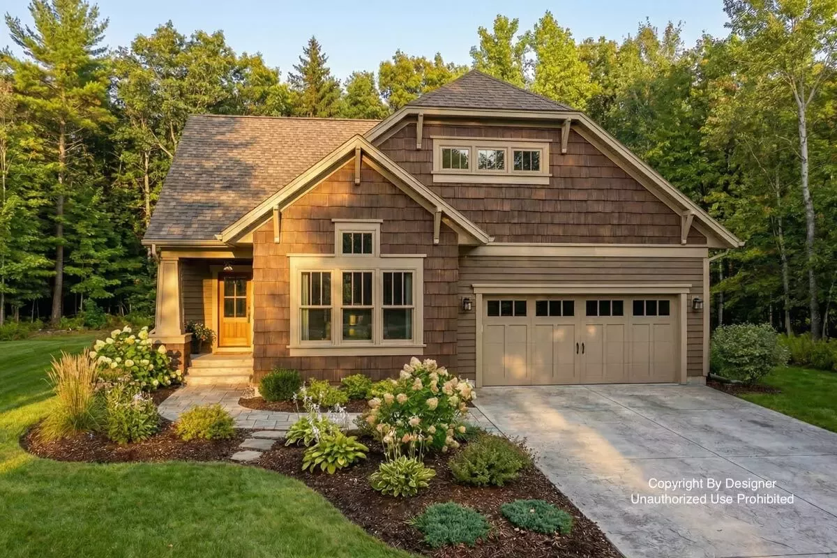 Clipped Gable Cottage with 3 Bedrooms - 2 Down, 1 Up - and a Home Office