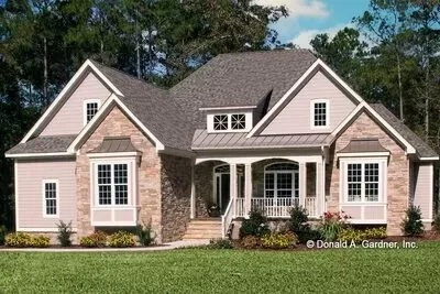 Cost-to-Build Report for Plan 444244GDN: Empty Nester Dream Ranch Home ...
