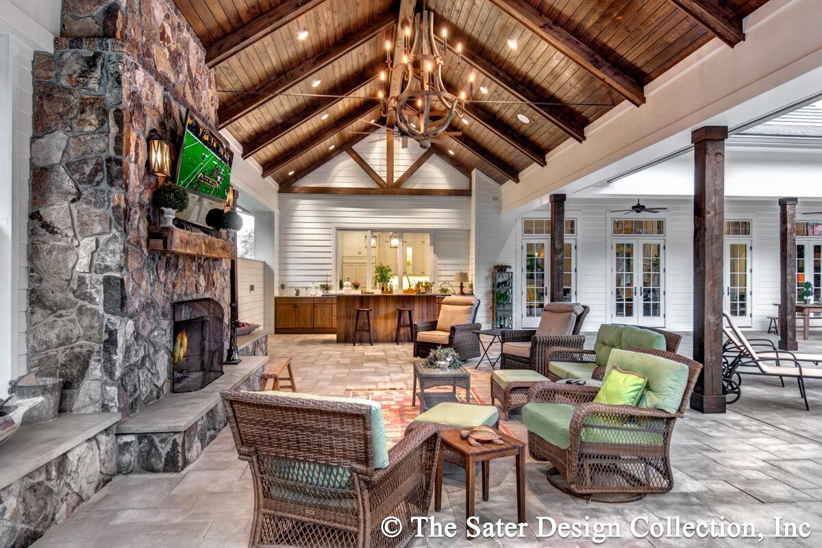 Southern Tidewater-Style House Plan with Expansive Outdoor Living ...