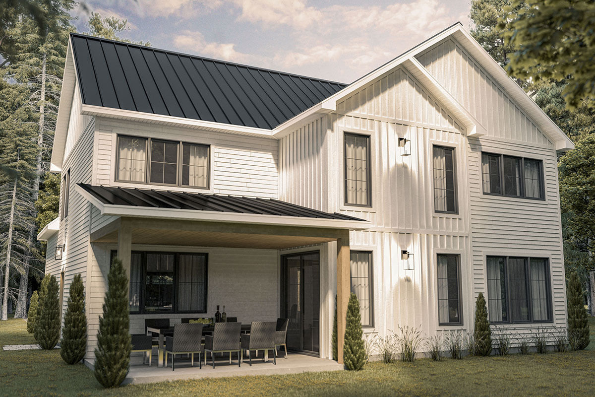 Modern Farmhouse with Home Office and Upstairs Master with Direct ...