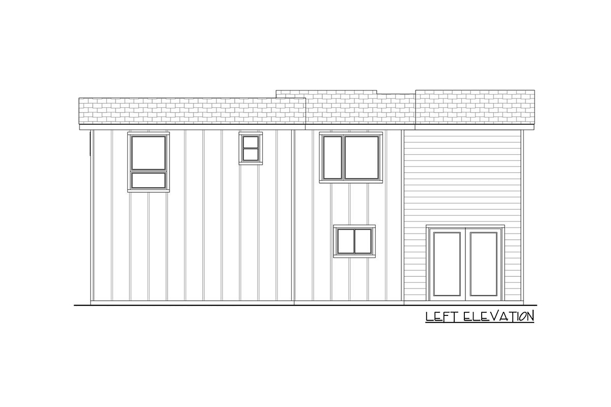 Plan 580051DFT: Contemporary 2000 Square Foot 2-Story House Plan