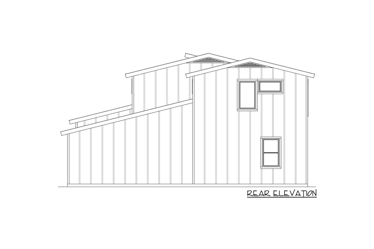 Plan 580051DFT: Contemporary 2000 Square Foot 2-Story House Plan