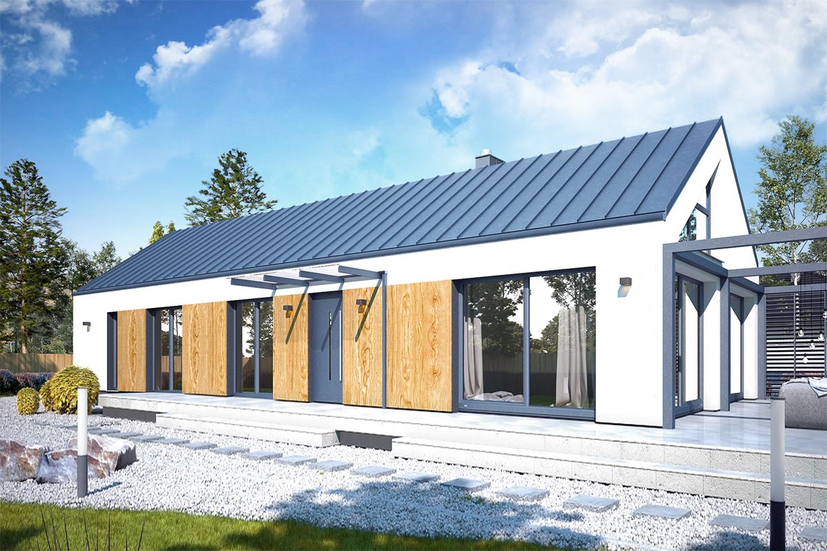 Exclusive OneStory 3Bed House Plan Under 1500 Square Feet 420070WNT