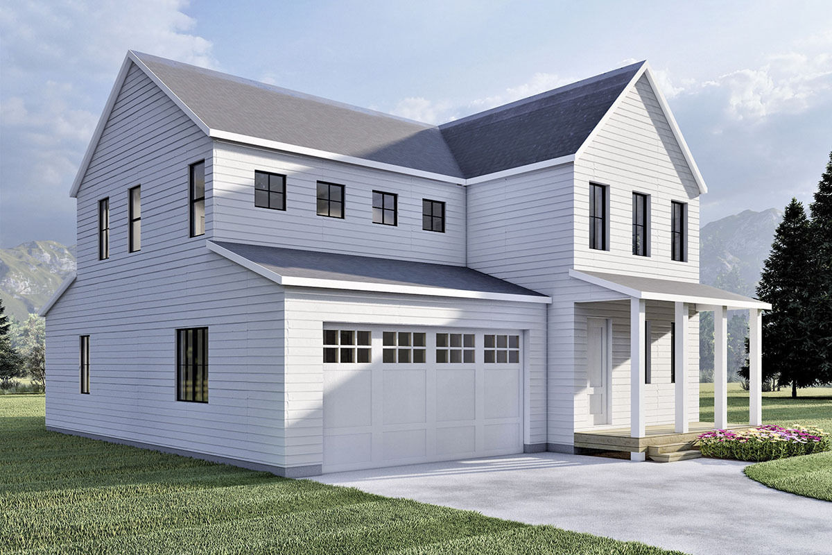 Illustration of Modern Classic House Plans