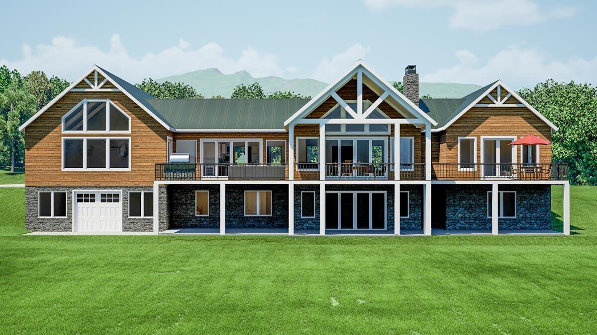 Exclusive 5Bed Ranch with Walkout Basement 300033FNK Architectural