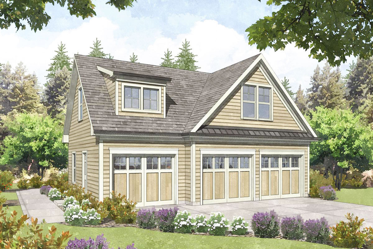 ADU Garage Apartment Under 700 Square Feet 29907RL Architectural