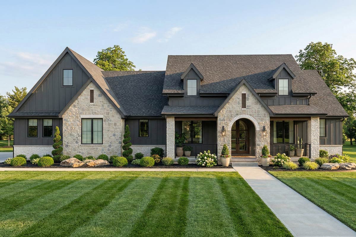 Plan 623188DJ: Single-Story Transitional House Plan with Sunroom - 2643 ...