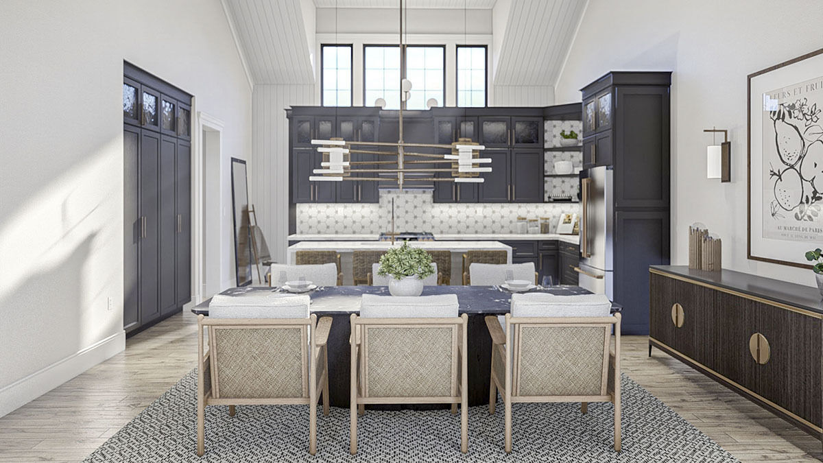 Curated visual reference: Gallery Detail: Modern House Plan Under 1800 Square Feet With Stone Accents