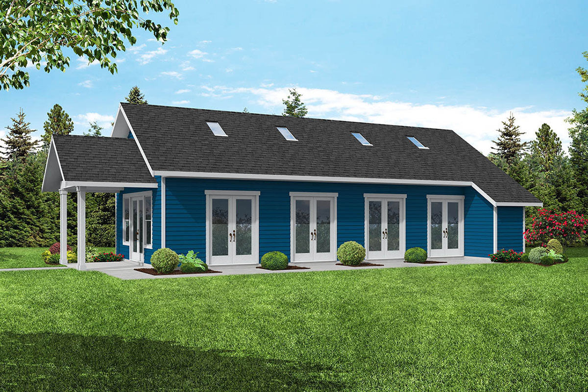 Craftsman-Style Pool House with Actual Pool - and Full Bath - Inside ...