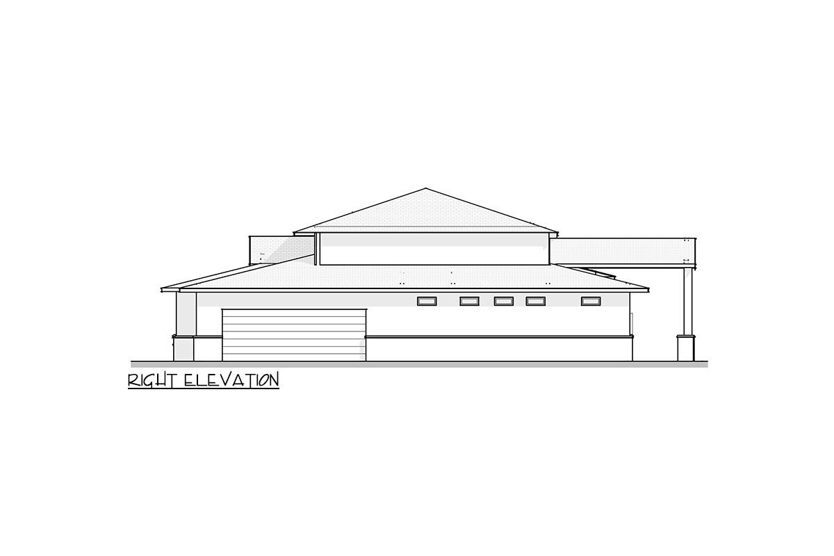 2430 Square Foot Stucco and Stone House Plan with Split Bedroom Layout ...