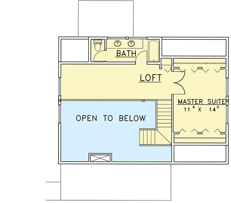Plan 35359GH: Mountain House Plan with Shop Area - Floor Plan - 2nd Floor - Mountain, Northwest, Vacation