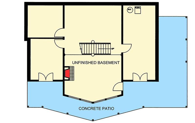 Plan 35376GH: Decks and Porches - Floor Plan - Lower Level - Northwest, Vacation