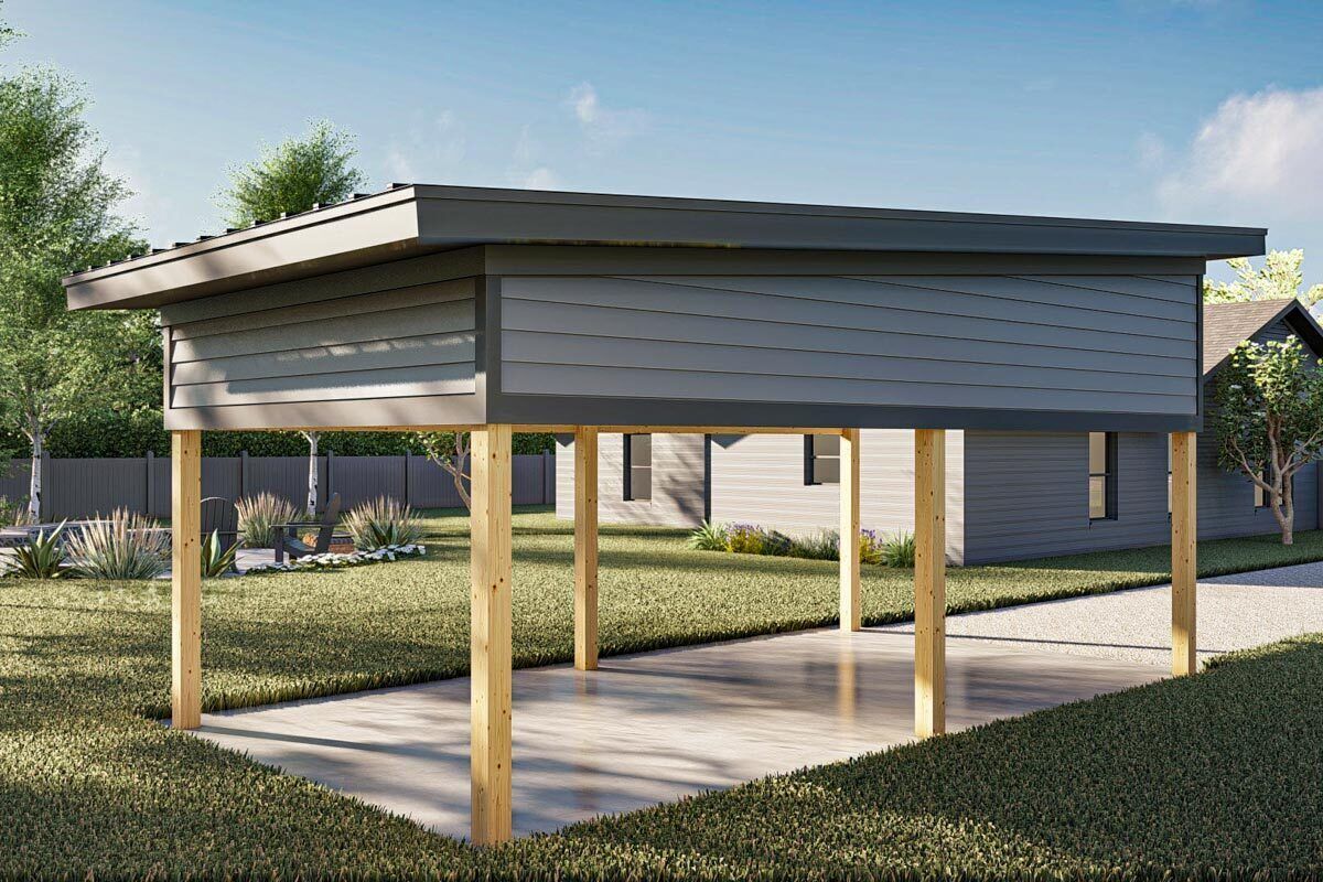 Traditional Style Carport Plan - 623263DJ | Architectural Designs ...