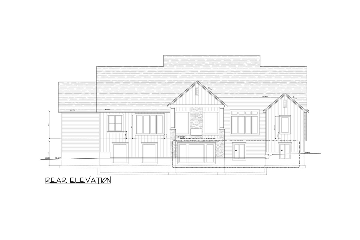 Plan 849022PGE: New American House Plan with Lower Level Expansion