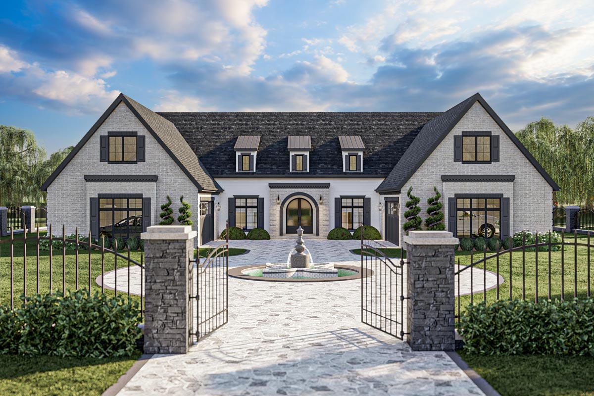 House Plan Service Entry Driveway House Review: On The Boards | Pro