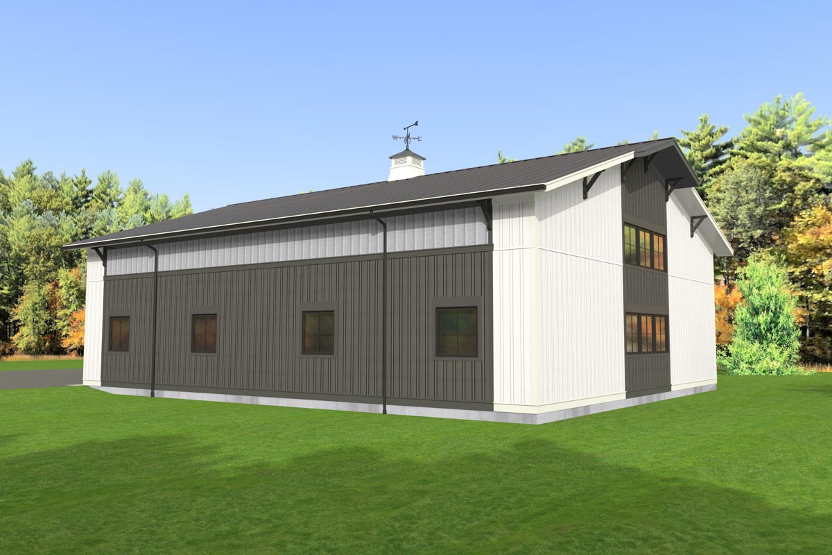 Barnlike Rvfriendly Pole Barn Garage Plan 62940dj Architectural