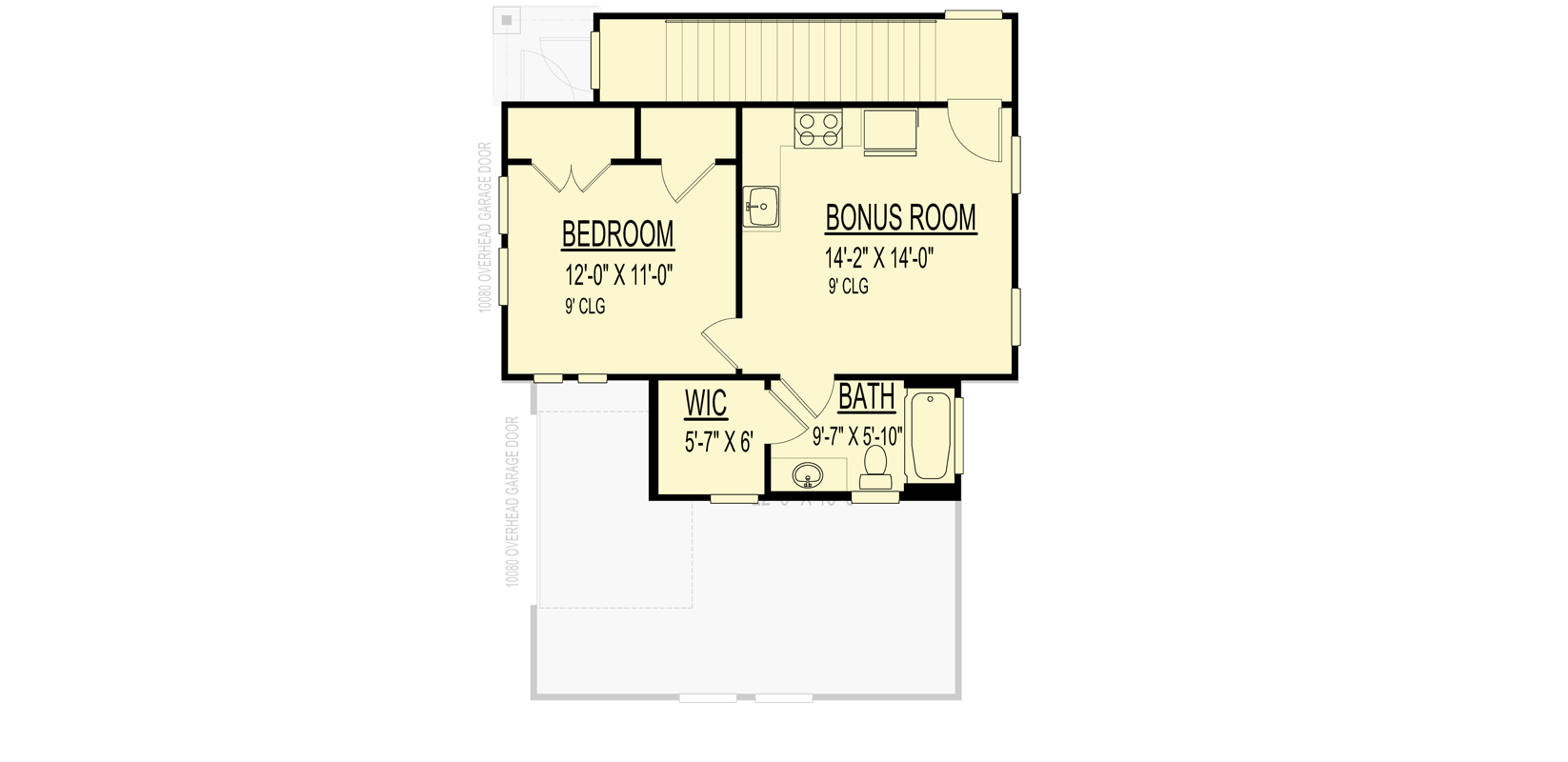 Plan 264168KMD: Modern Hill Country Home with Detached Garage Apartment and Study - Floor Plan - Attached Apartment Above Detached Garage - Hill Country