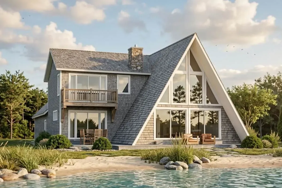 4-Bed A-Frame House Plan with Bonus Room - 2776 Sq Ft