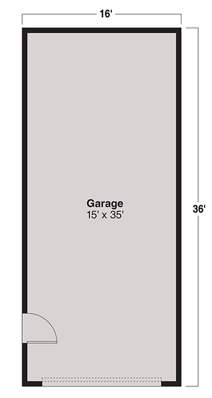 Plan 720131DA: Modern Mountain Detached RV Garage Plan with Front Entry - Floor Plan - Main Level - Modern, Mountain