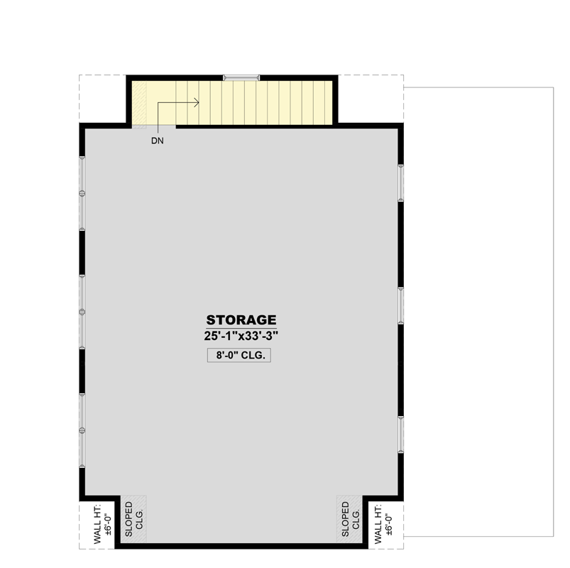 Plan 810044RBT: New American Style Garage with Apartment Above and Spacious Covered Patio or Carport - Floor Plan - Optional Upper Storage Level - Country, Farmhouse, Modern Farmhouse, New American