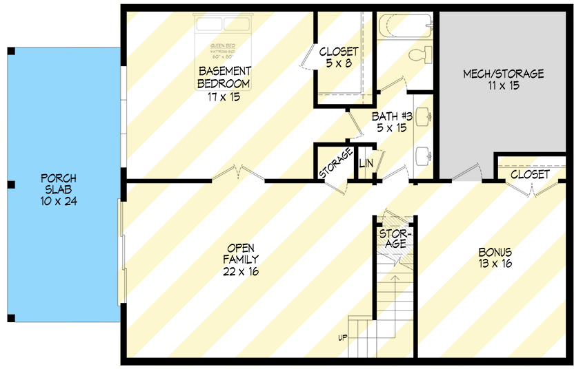 Plan 680586VR: Mountain Retreat with Wrap Around Porch and Vaulted Great Room - Floor Plan - Optional Lower Level - Mountain, New American