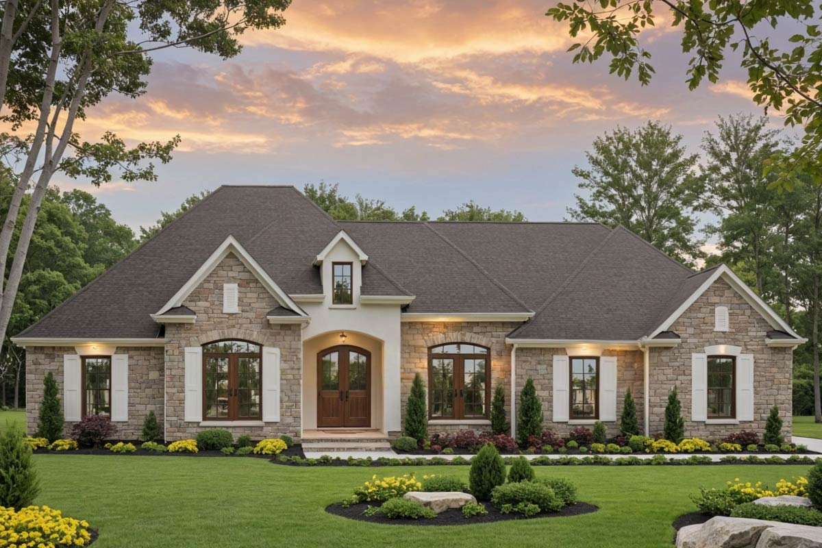 Plan 51324MM: New American Ranch House Plan with Split Bedrooms and ...