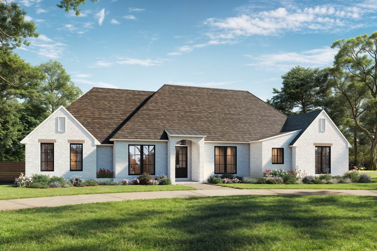 Plan 774003MWK: Spacious 2800 Sq Ft Ranch House Plan with Split ...