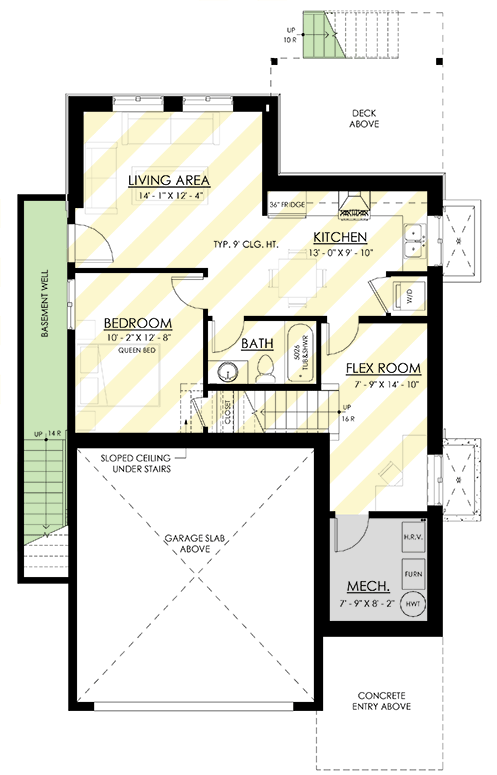 Plan 270125AF: Charming Modern Farmhouse House Plan with 2-Car Garage and Flexible Living - Floor Plan - Optionally Finished Lower Level - Country, Farmhouse, Modern Farmhouse