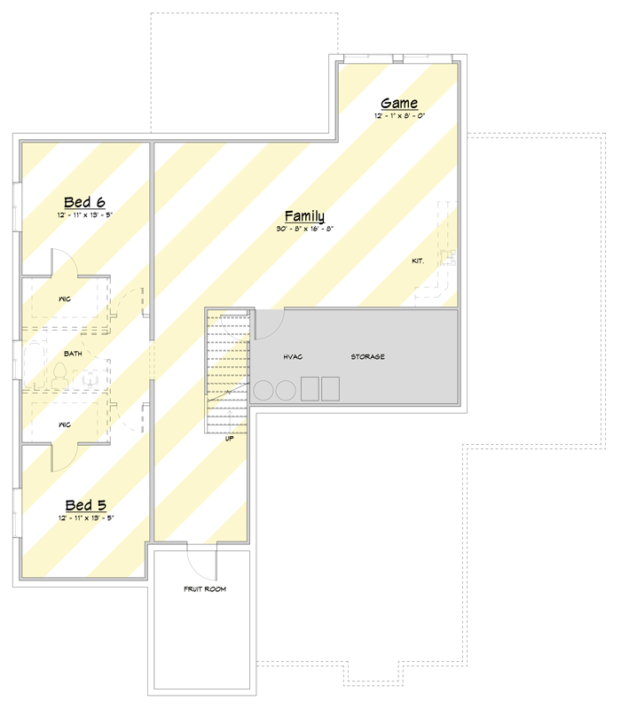 Plan 910135WHD: Modern Contemporary House Plan with 4 to 6 Bedrooms and 3 Car Garage - Floor Plan - Optional Finished Basement Level - Contemporary, Modern