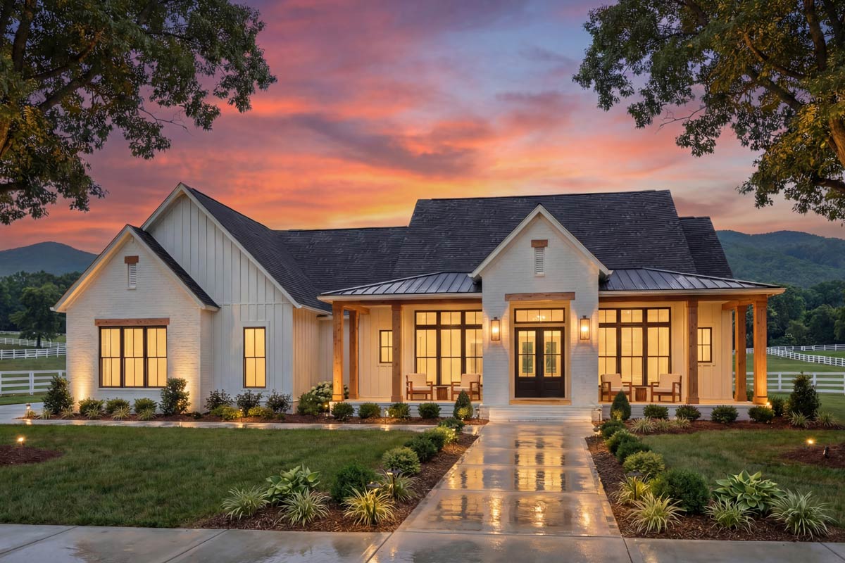 Plan 52032HZ: Modern Farmhouse House Plan with 3 to 4 Bedrooms and 2600 ...