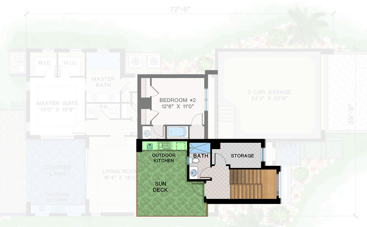 Plan 660030JMD: Modern 3 Bedroom House Plan with 4 Baths and 2-Car Garage - Floor Plan - 3rd Floor - Contemporary, Modern