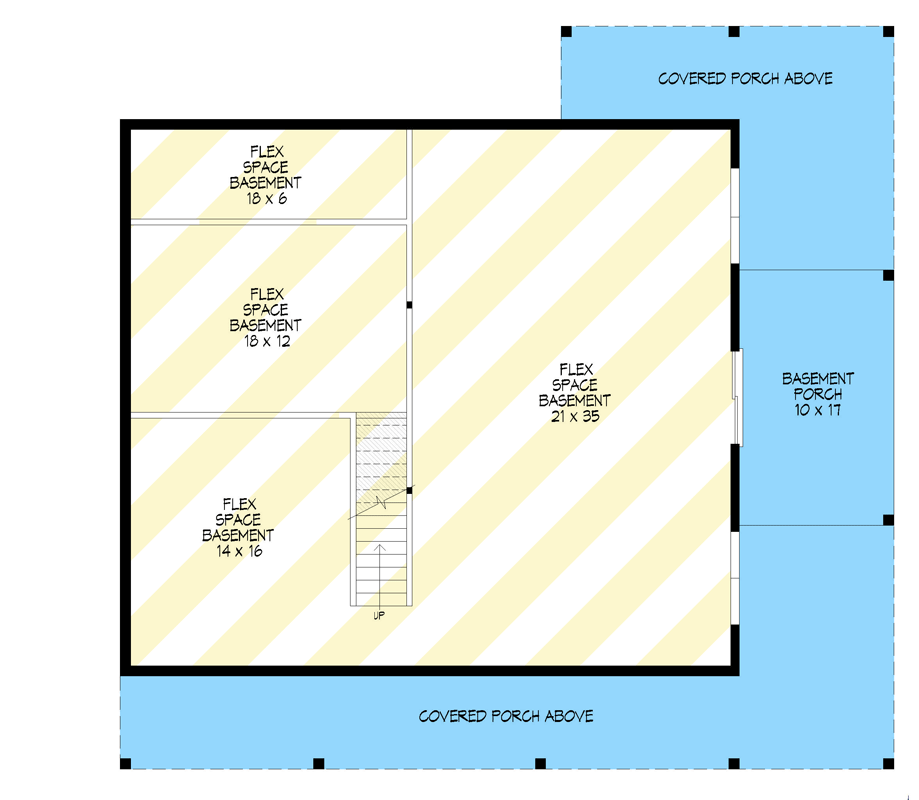 Plan 680662VR: Country Farmhouse House Plan with 3 Beds and Wraparound Porch - Floor Plan - Optionally Finished Basement - Country, Farmhouse
