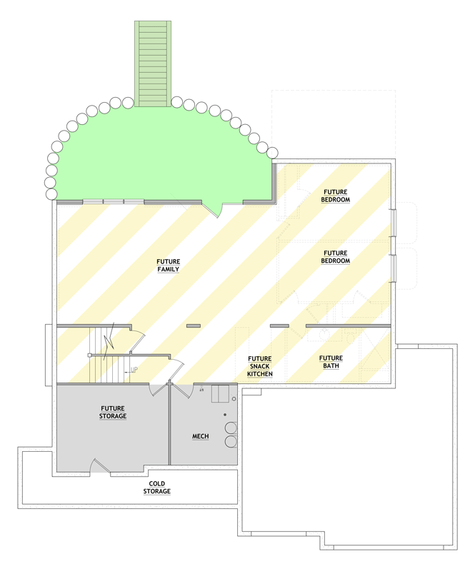 Plan 849088PGE: Traditional House Plan with 5 Bedrooms and Two-Story Great Room - Floor Plan - Optionally Finished Basement - New American, Traditional