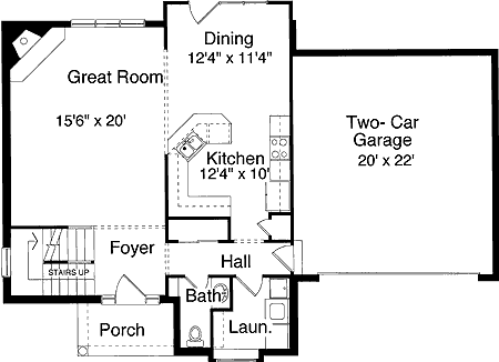Plan 3923ST: Great Family-Sized Home Plan - Floor Plan - Main Level - European, Traditional