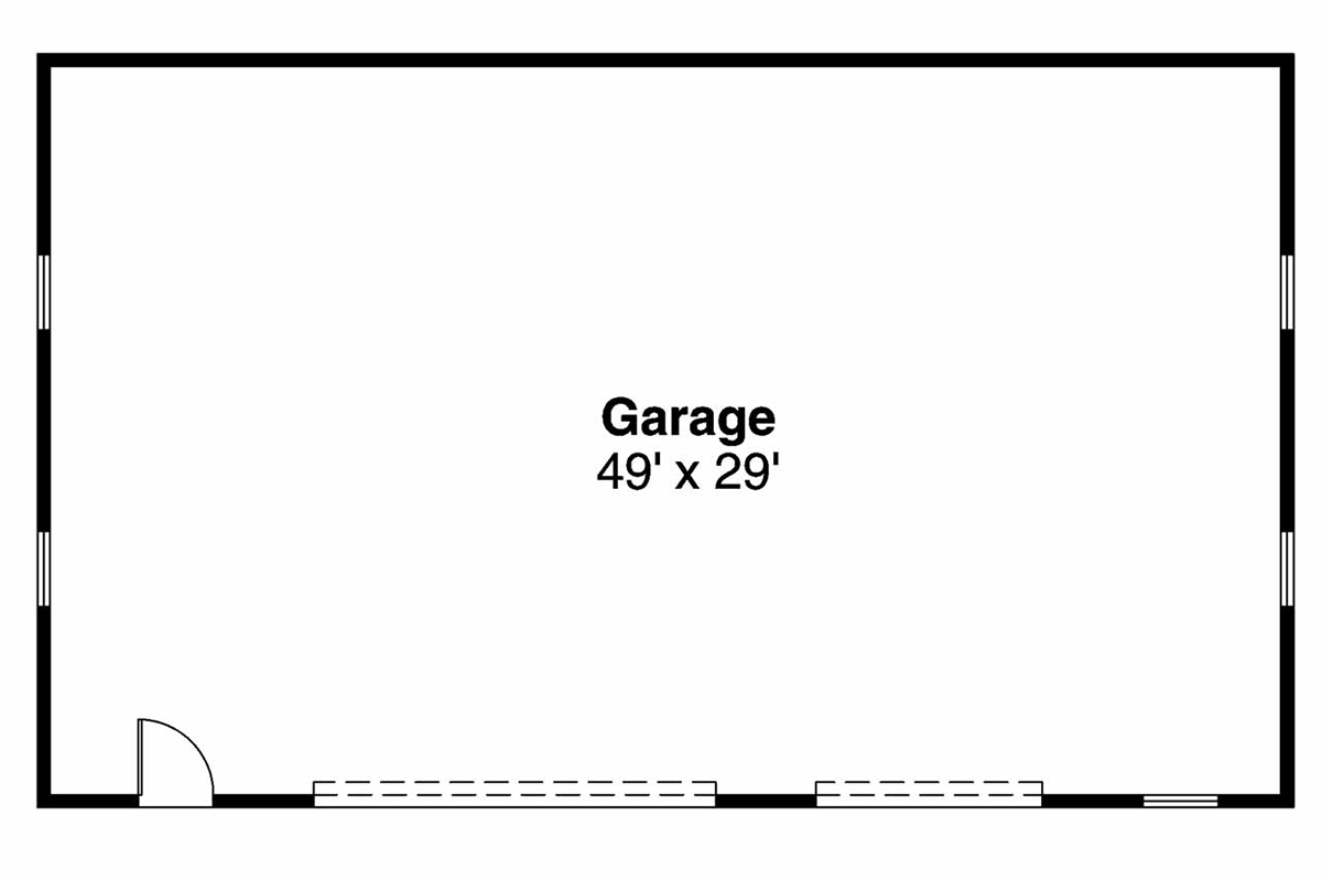 Plan 720196DA: Spacious 3-Car Garage House Plan with Ample Space - Floor Plan - Image #5 - Ranch, Traditional