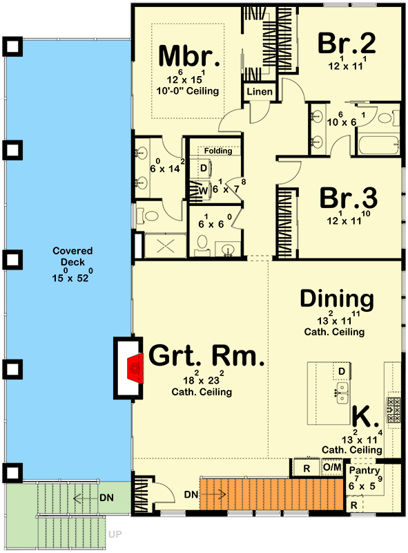 Plan 623682DJ: Modern Barndominium Carriage House Plan with Four-Car Garage - Floor Plan - Image #19 - Barndominium, Carriage, Country, Craftsman, Farmhouse, Modern Farmhouse