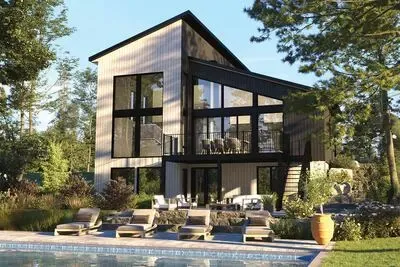 Cost-to-Build Report for Plan 801180PM: Modern Contemporary Chalet ...
