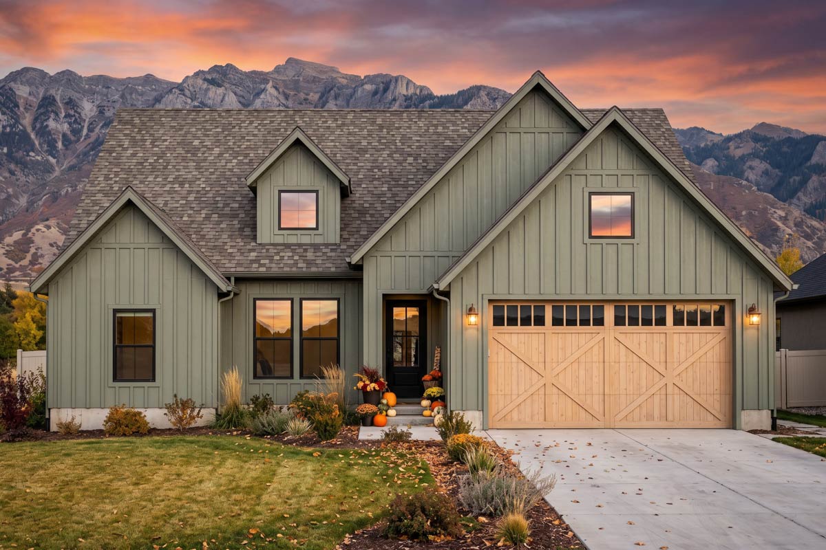 Plan 818234JSS: Modern Farmhouse House Plan with Three Bedrooms and ...