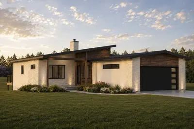 Cost-to-Build Report for Plan 135485GRA: Modern Mountain House Plan ...