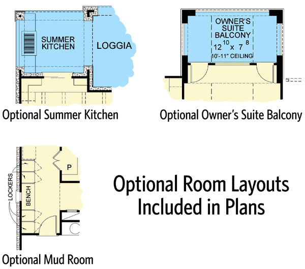 Plan 42312DB: Family House Plan with Optional Room Layouts - Floor Plan - Optional - Traditional
