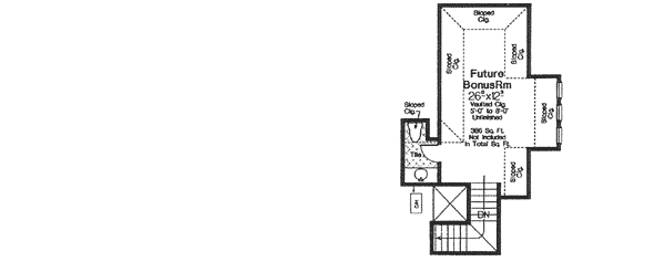 Plan 48244FM: 4 Bed 3.5 Bath European-Style House Plan with 3-Car Garage - 3443 Sq Ft - Floor Plan - 2nd Floor - European, French Country