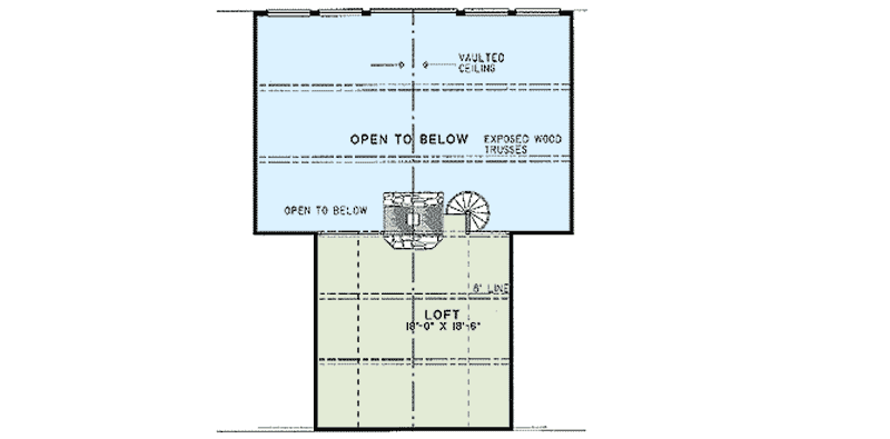 Plan 59199ND: Vacation Dream Home - Floor Plan - 2nd Floor - Contemporary, Mountain, Vacation