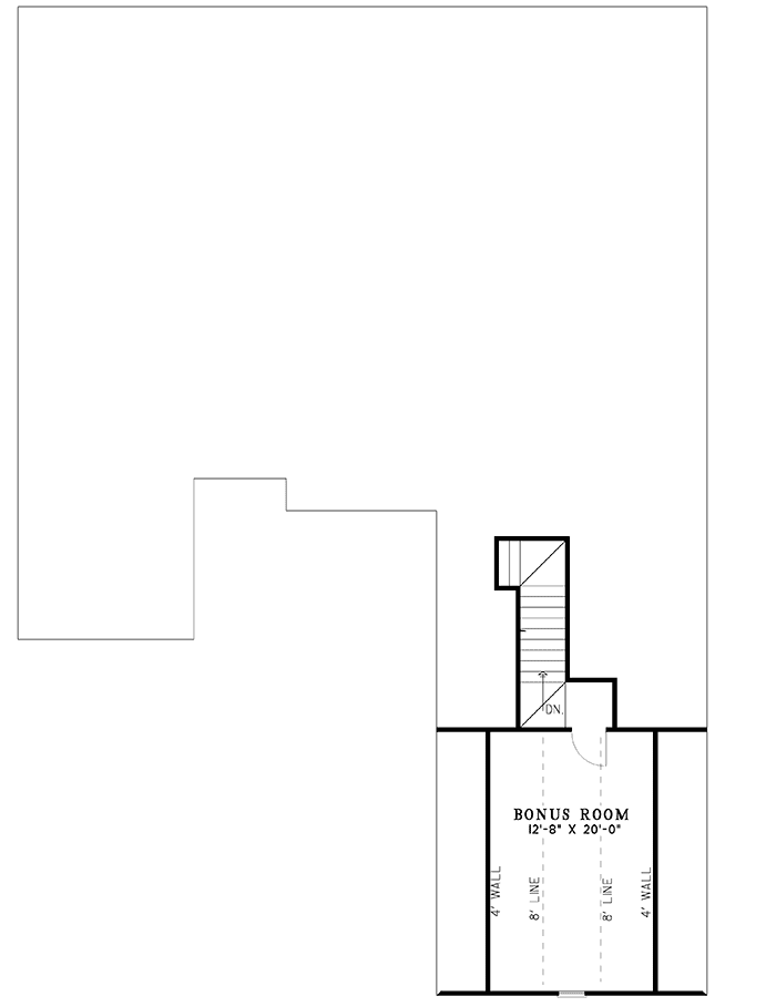 Plan 5936ND: Split-Bedroom Country Home Plan - Floor Plan - Bonus - Country, Traditional