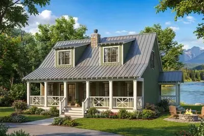 Cost-to-Build Report for Plan 59797ND: Dormered Country Cottage ...