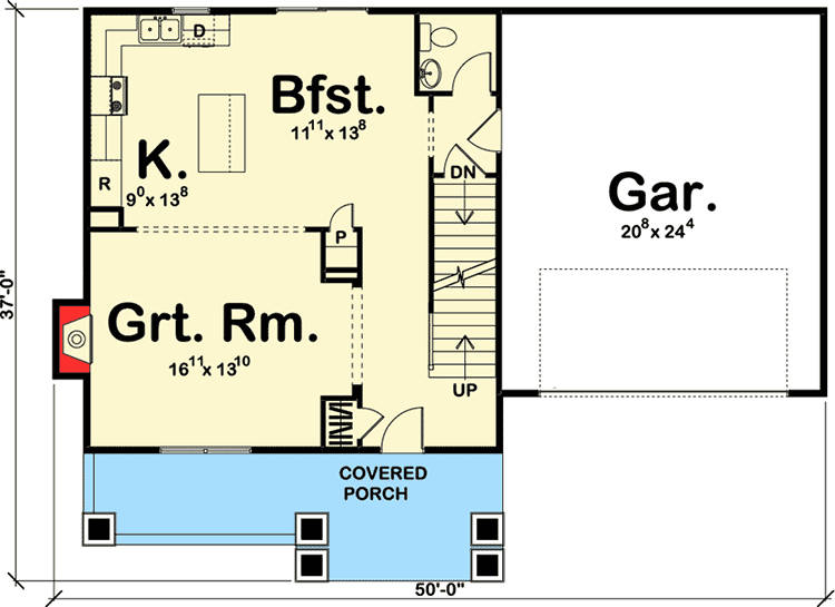 Plan 62586DJ: Gracious Master Suite - Floor Plan - Main Level - Northwest