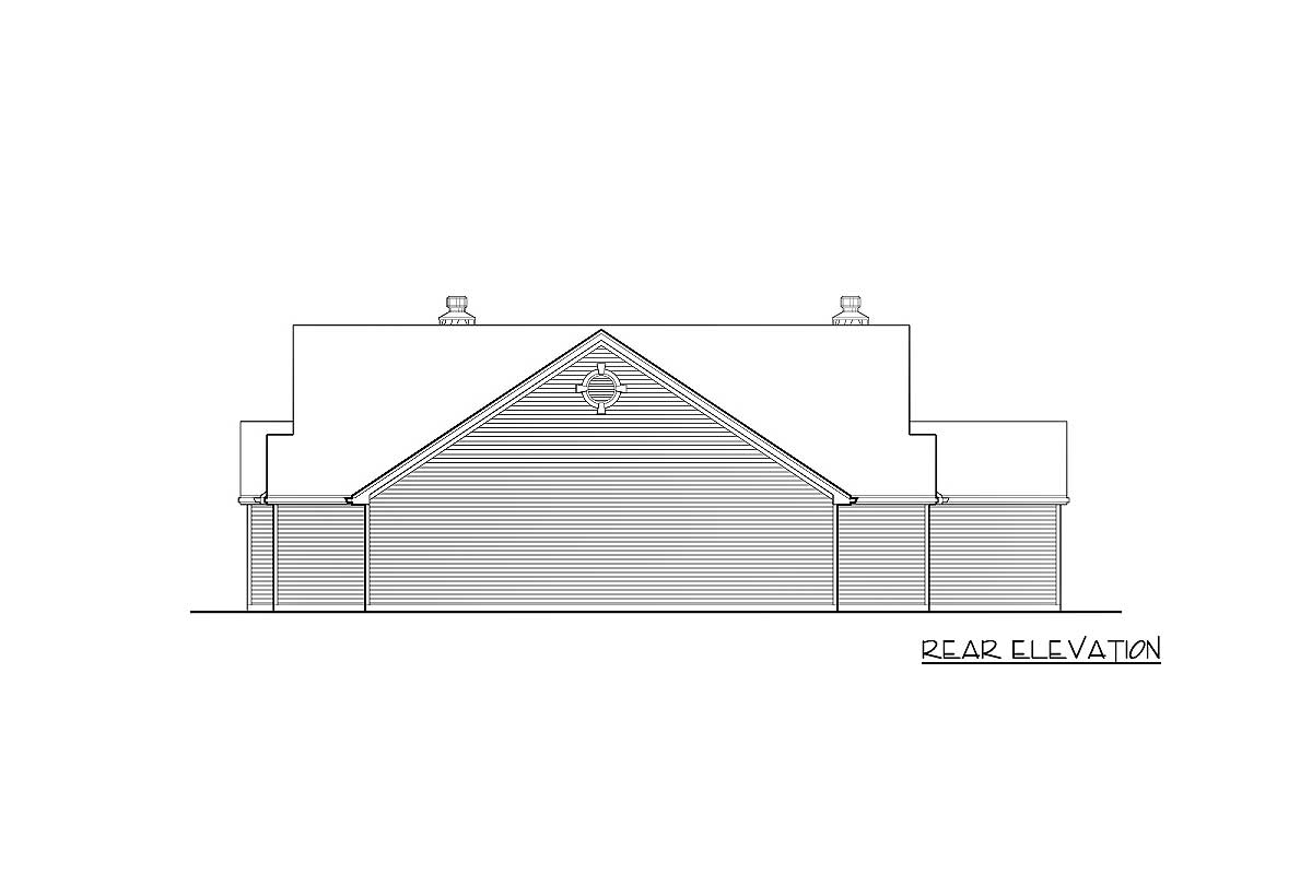 Plan 69391AM: Duplex with Slightly Smaller Second Unit